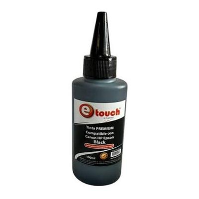 BOTE DE TINTA ETOUCH CANON HP EPSON 100ML NEGRO UD-BK100