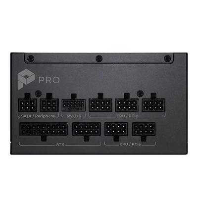 FUENTE DE PODER MSI PRO A1000PL PCIE5 1000W 80 PLUS PLATINUM FULL MODULAR ATX 306-7ZPLX12-HD8