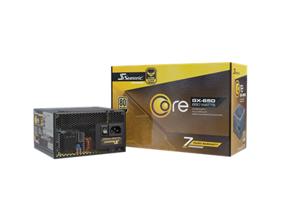 FUENTE DE PODER SEASONIC CORE GX 850W 80 PLUS GOLD FULL MODULAR R-CORE GX-850