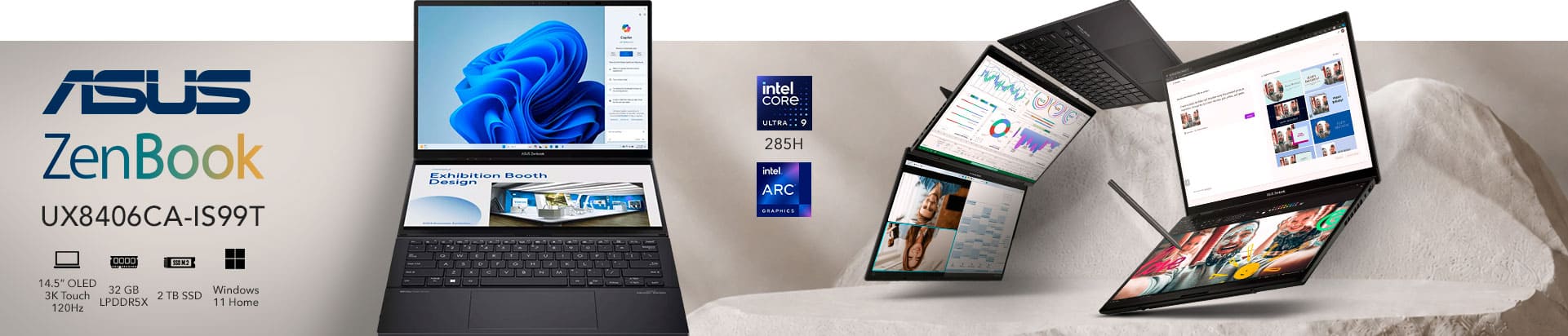 ASUS™ ZenBook Duo - Laptop TOP para profesionales