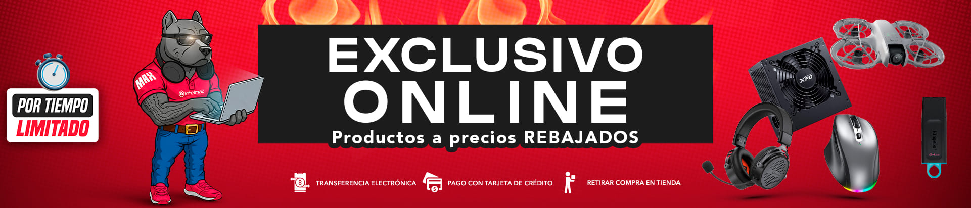 Exclusivos ON LINE - Productos con grandes descuentos