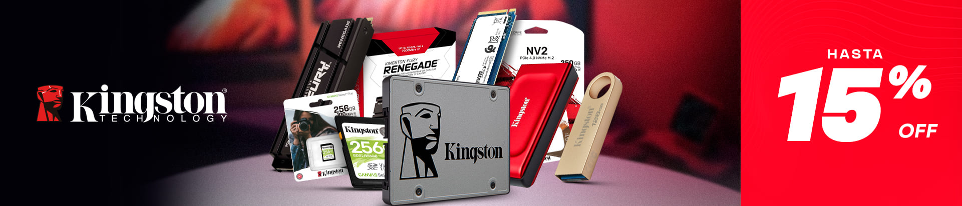 Almacenamientos Kingston™