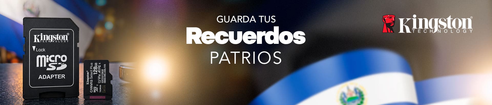 Guarda tus Recuerdos Patrios con Kingston™