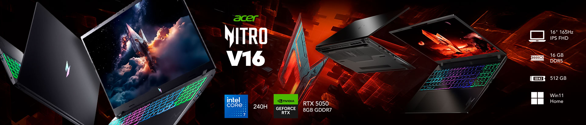 Acer Nitro V16 - Laptop Gaming