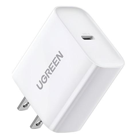 CARGADOR 20W UGREEN TIPO C 60449 WHITE 