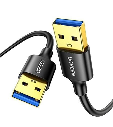 CABLE USB-A 3.0 MACHO MACHO UGREEN 1M 10370 BK