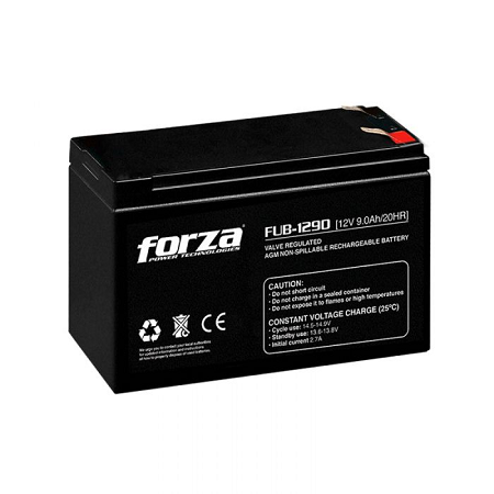 BATERÍA PARA UPS FORZA / FUB-1290 / 12 V/9 Ah