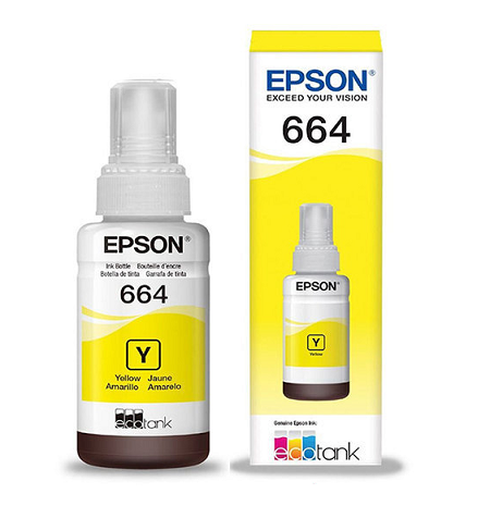 BOTE DE TINTA EPSON T664 AMARILLO T664420-AL