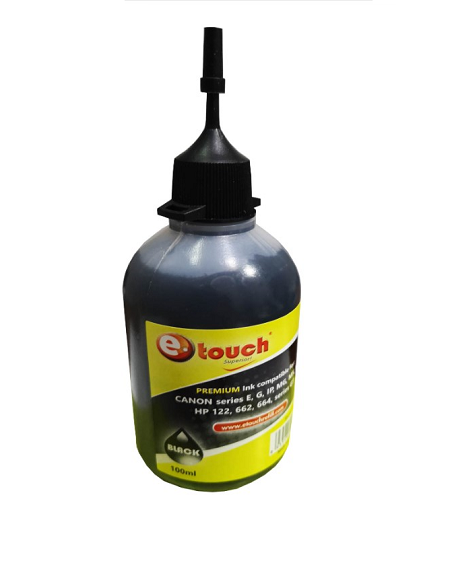 BOTE DE TINTA ETOUCH 100ML NEGRO