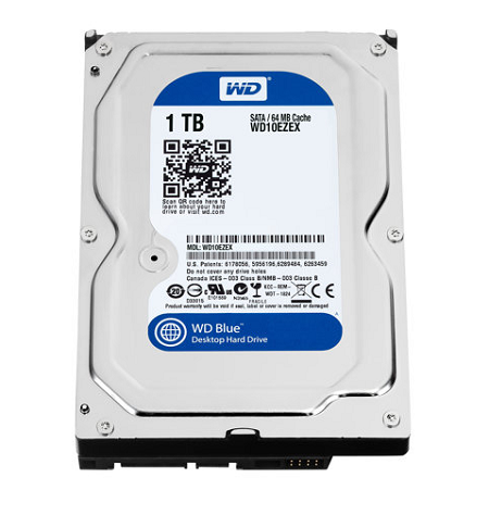 DISCO DURO INTERNO WD 1TB BLUE 3.5 WD10EZEX