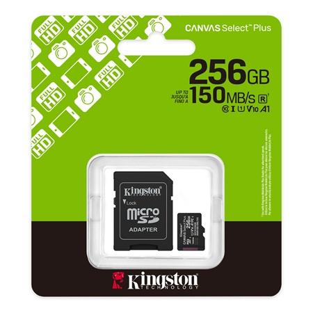 MEMORIA MICRO SD KINGSTON CANVAS SDCS3/256GB