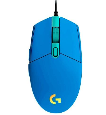 MOUSE GAMING LOGITECH USB G203 LIGHTSYNC BLUE 910-005792