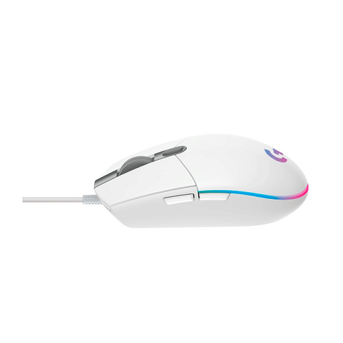 MOUSE GAMING LOGITECH USB G203 LIGHTSYNC WHITE 910-005791 