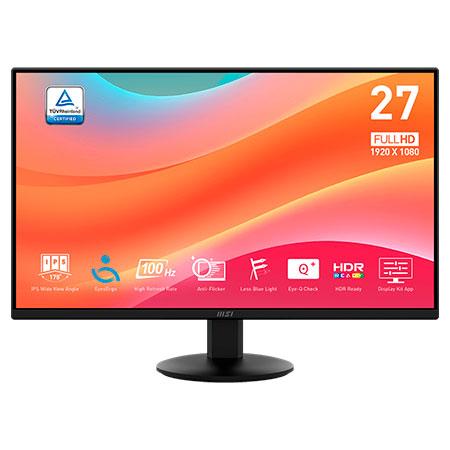 MONITOR MSI 27" PRO MP272L / FHD 1920X1080/ 100HZ / HDMI 1.4B-DP 1.2a