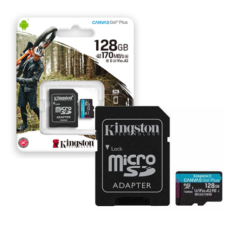 MEMORIA MICRO SD KINGSTON CANVAS GOPLUS SDCG3/128GB