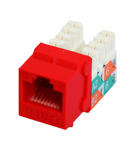 KEYSTONE CAT6 ROJO / LINKBASIC