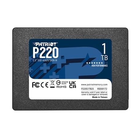 SSD PATRIOT P220 1TB SATA  2.5 