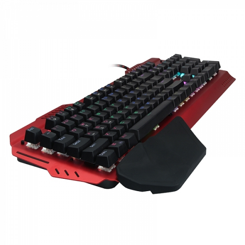 TECLADO MECANICO DE METAL MEETION MK20 RED ANTI-GHOSTING RGB