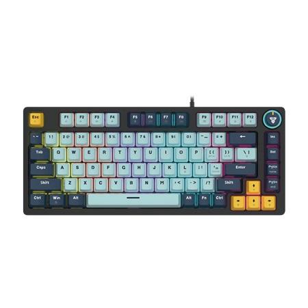 TECLADO MECANICO FANTECH MK875V2 ATOM 81S BLUE