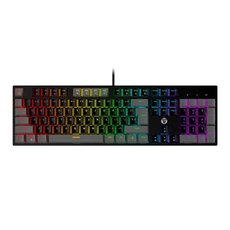 TECLADO MECANICO FANTECH MK886V2 ATOM BLACK/GREY