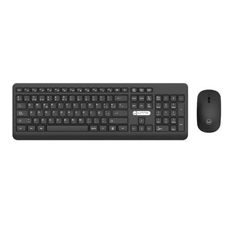 COMBO DE TECLADO Y MOUSE INALAMBRICO UNNO TEKNO  KLASS KB6742BK ESPAÑOL 