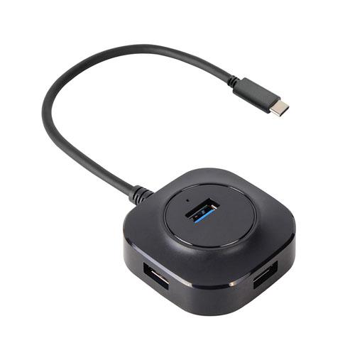 HUB CUADRADO VCOM TIPO C A 4 PUERTOS USB 3.0 DH307C