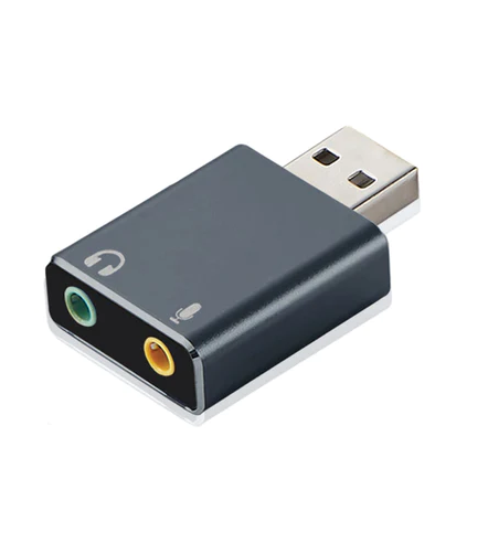 ADAPTADOR DE AUDIO ESTEREO ARGOM USB 2.0 ARG-CB-0067