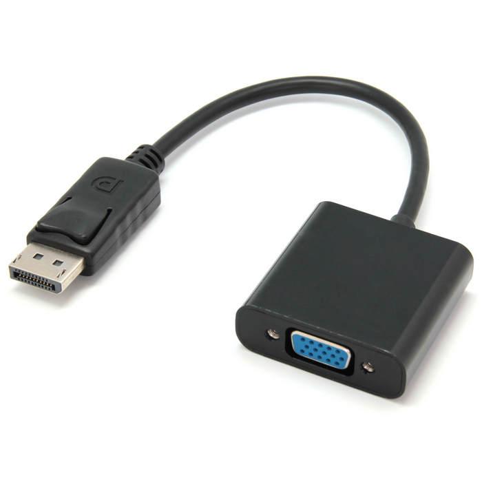 ADAPTADOR DISPLAY PORT MACHO A VGA HEMBRA