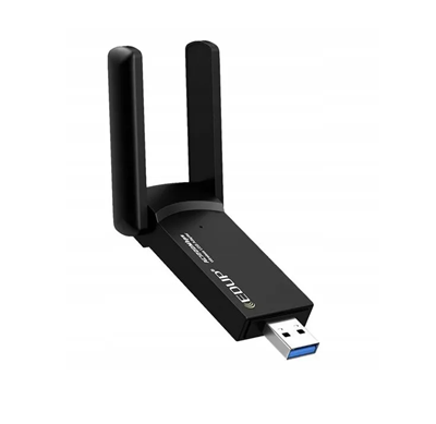 ADAPTADOR WIFI EDUP EP-AC1701 USB 3.0 DUAL BAND 2.4GHZ + 5.8GHZ 1300M CON ANTENA Y TECNOLOGÍA MU-MIMO