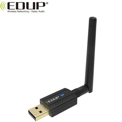 ADAPTADOR WIFI USB EDUP AC600Mbps EP-DB1607  CON ANTENA PARA PC