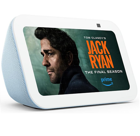 ALEXA ECHO SHOW 5 AMAZON 3RD GEN 2023 BASS CLOUD BLUE B09B2SRGXH-C