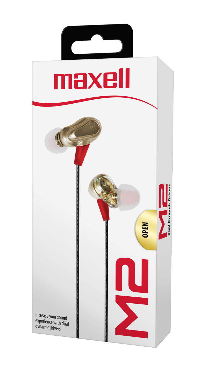 AUDIFONO CABLEADO DUAL DRIVE MAXELL GOLD EB-PRO M2
