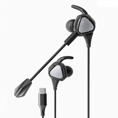 AUDIFONOS GAMING TIPO C TOOCKI TE27 IN-EAR DOBLE MICROFONO Y SONIDO ENVOLVENTE 360°