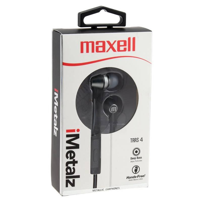 AUDIFONOS IMETALZ SILVER MAXELL IMETALZ