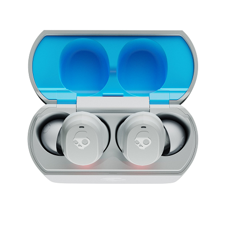 AUDIFONOS INALAMBRICOS SKULLCANDY MOD TRUE IN-EAR LIGHT GREY BLUE/ S2FYW-P751 