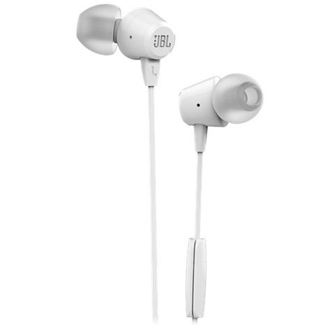 AUDIFONOS JBL C50HI WHITE IN-EAR JBLC50HIWHT 3.5MM