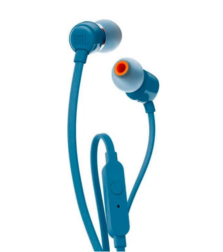 AUDIFONOS JBL TUNE T110 WIRED AZUL JBLT110BLUAME 
