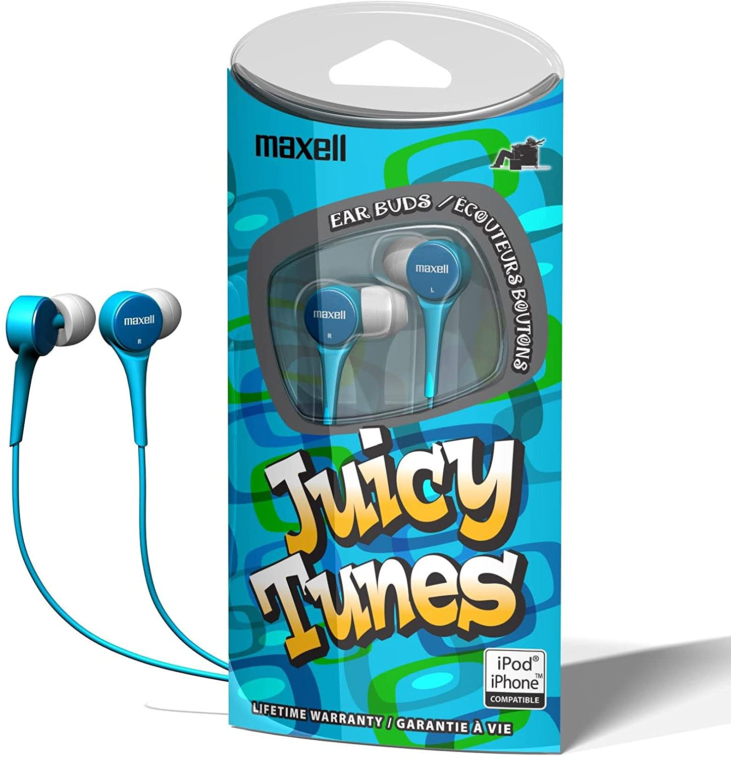 AUDIFONOS JUICE TUNES MAXELL IN-JT BLUE