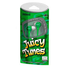 AUDIFONOS JUICE TUNES MAXELL IN-JT GREEN	