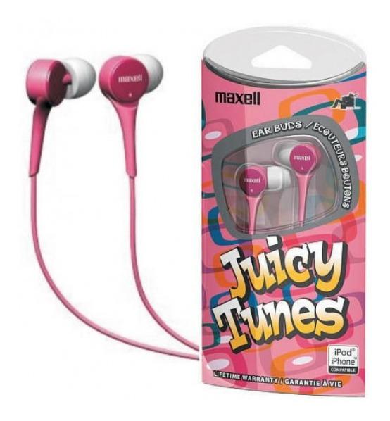AUDIFONOS JUICE TUNES MAXELL IN-JT PINK