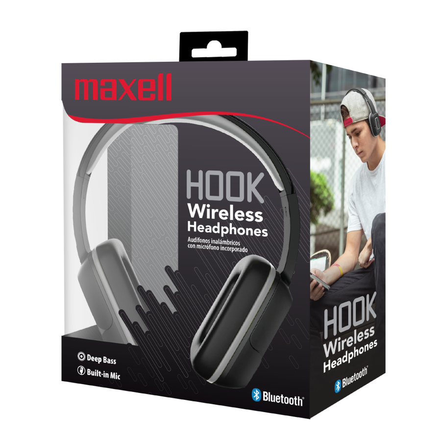 AUDIFONOS MAXELL HOOK SHADOW HP-BT300 #348172