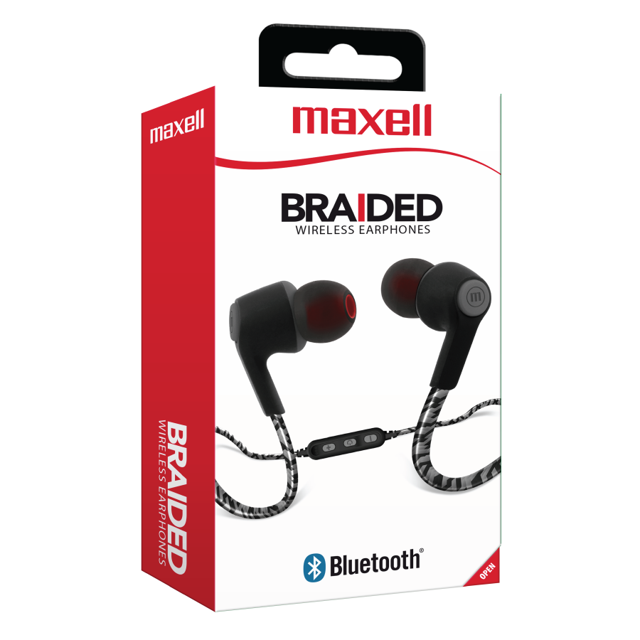 AUDIFONOS WIRELESS BRAIDED BLACK MAXELL EB-BT700 A010742