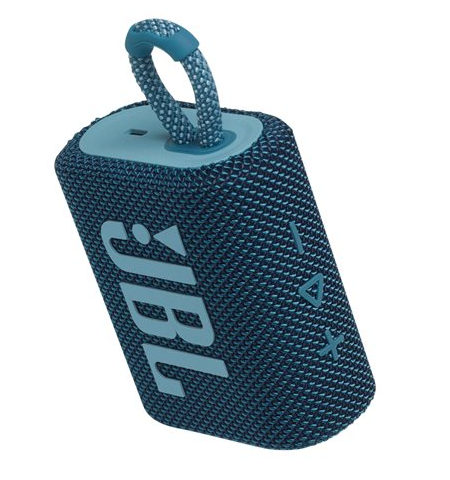 BOCINA PORTABLE JBL GO3 BT BLUE 
JBLGO3BLUAM