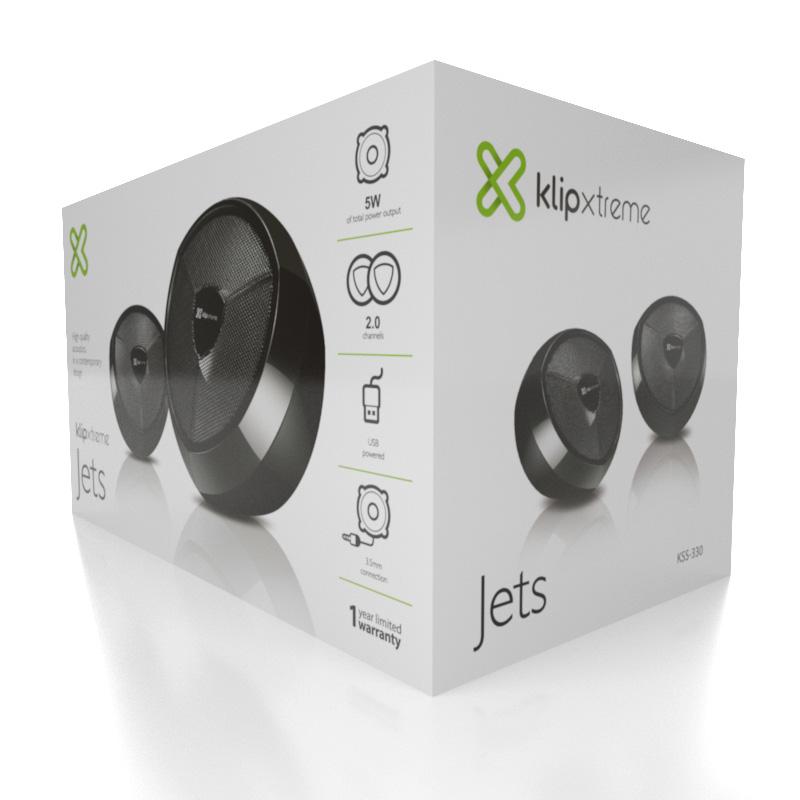 BOCINAS ESTEREO 2.0 KLIP XTREME KSS-330 USB 3.5MM 5W