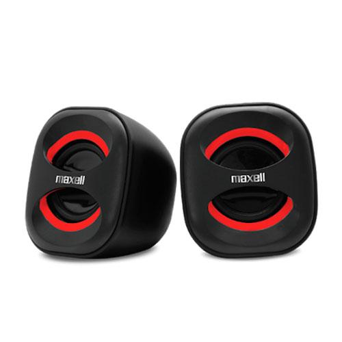 BOCINAS MICRO MULTIMEDIA USB MAXELL SS-120 ROJO ITEM #347197