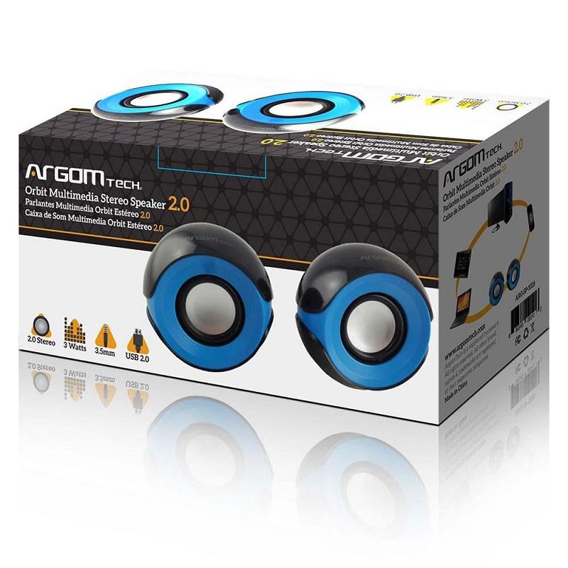 BOCINAS ORBIT STEREO ARGOM ARG-SP-1026/USB 2.0 /3.5MM/A00123
