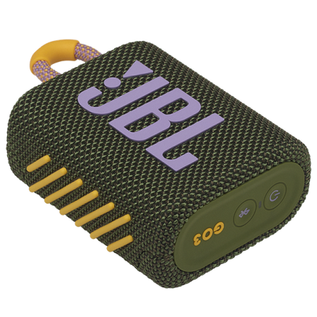 BOCINAS PORTABLE JBL GO3 BT GREEN 
JBLGO3GRNAM