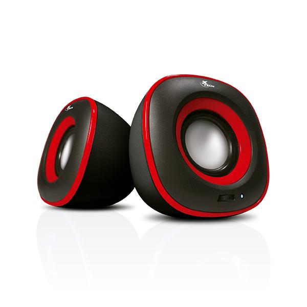 BOCINAS STEREO USB ROJO XTECH XTS-115RD