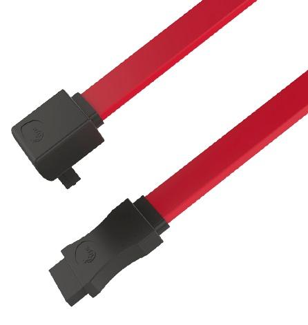 CABLE SATA CON ANGULO PARA DATOS ROJO XTECH XTC-326