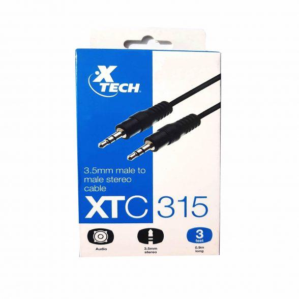 CABLE XTECH AUDIO XTC-315 3.5MM MACHO A 3.5MM  MACHO 
